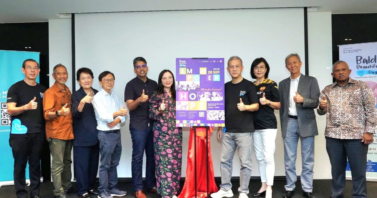大马海星公益平台光头与美抗癌传递希望
