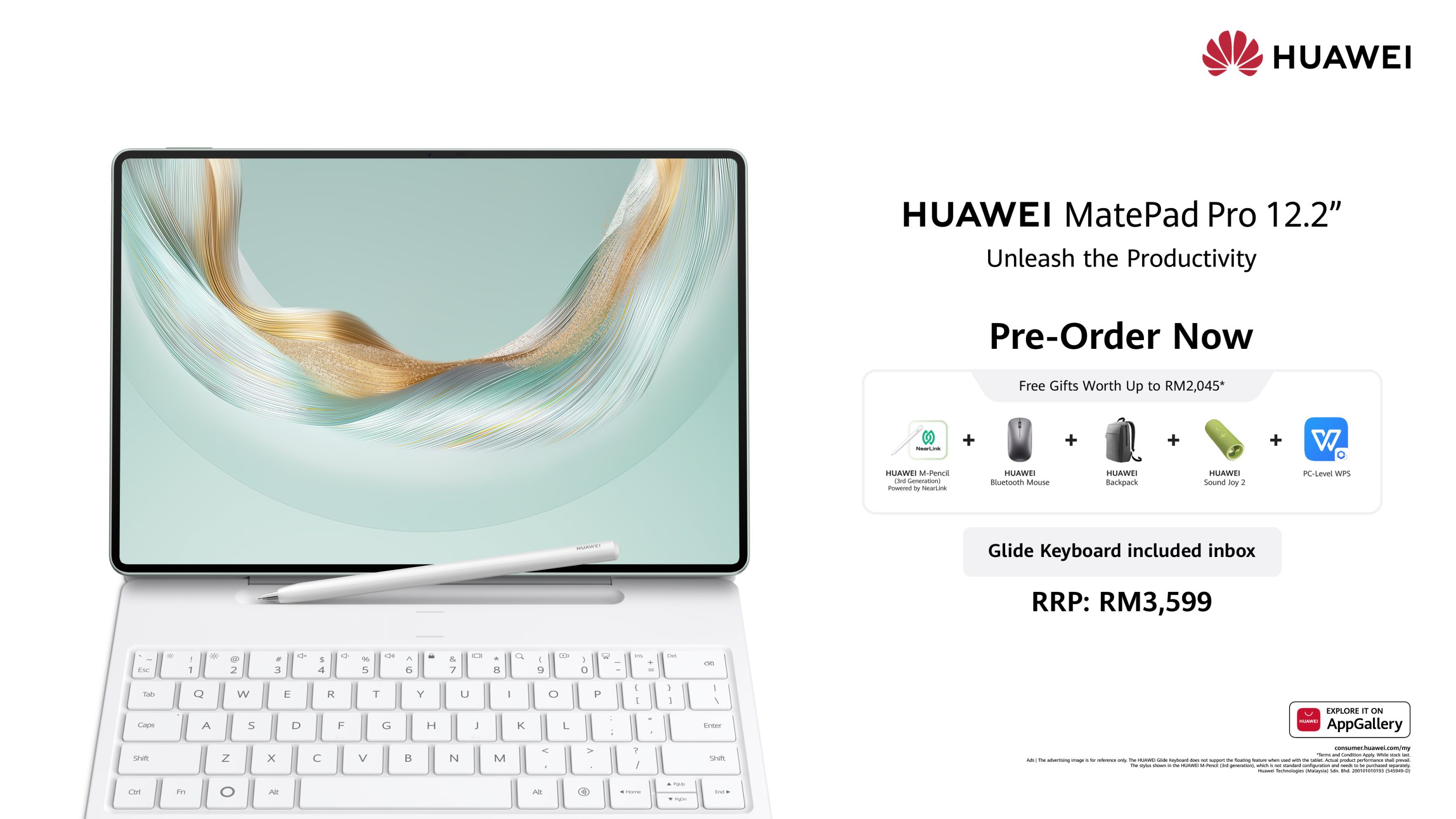 华为全新MatePad Pro 12.2 媲美PC的旗舰体验,移动办公的革命性伙伴 为高效办公与移动专业人士精心设计