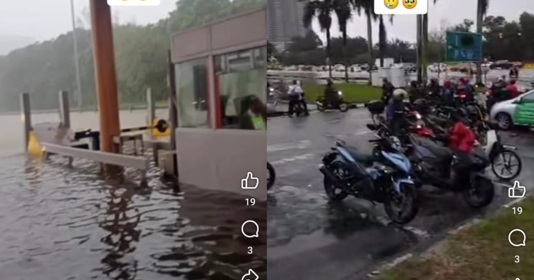 清晨豪雨引发水灾 巴生莎阿南大塞车