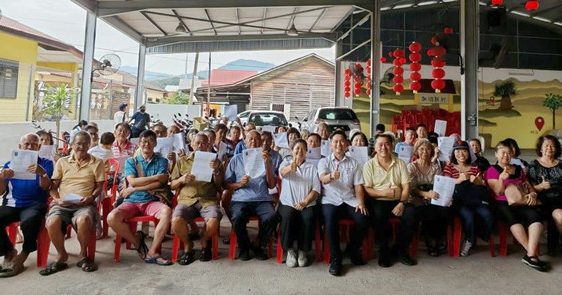 灾后原地重建家园完工 加叻新村40户领钥匙