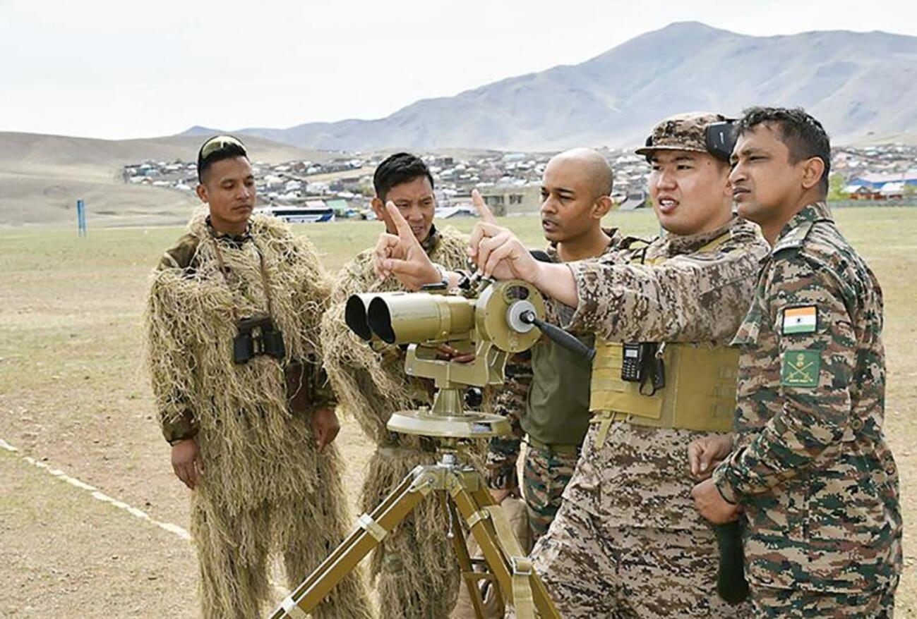 印度士兵和蒙古士兵