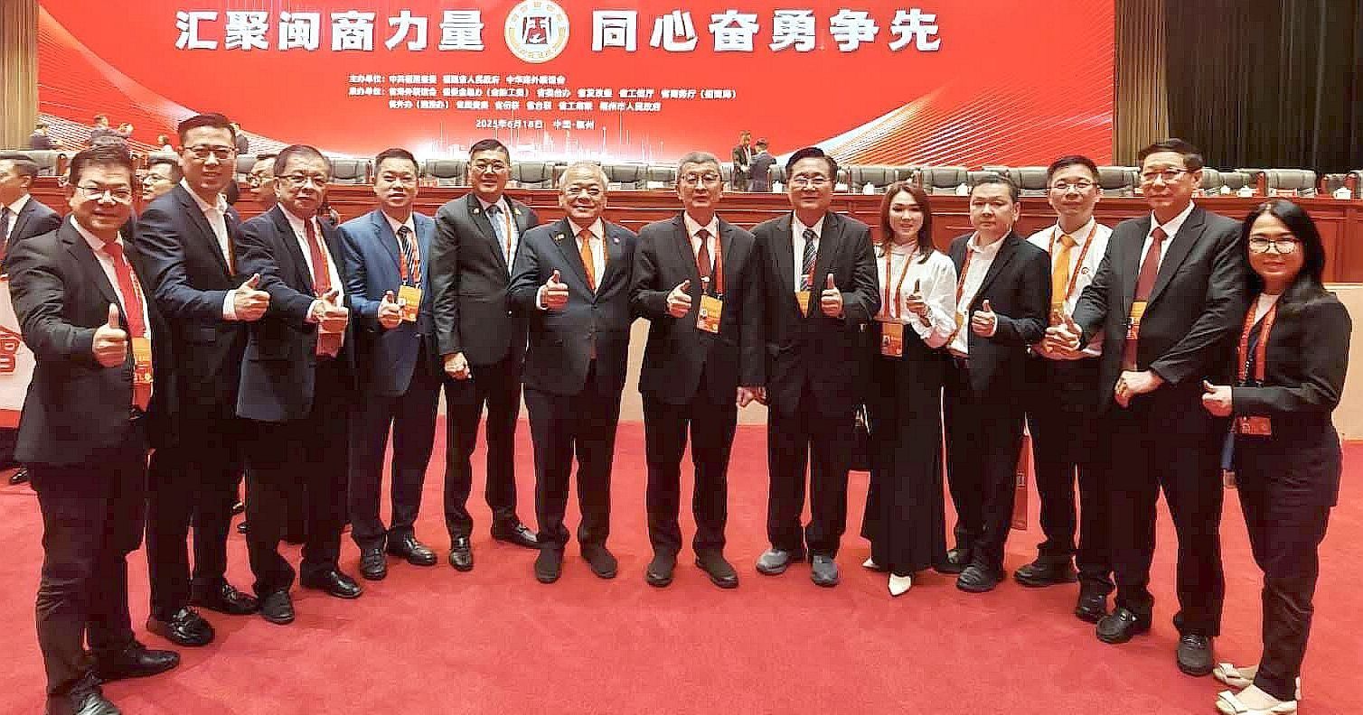 吴添泉吁华闽商 参与福建经济体发展经贸