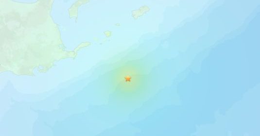 日本北海道近海发生5.9级地震