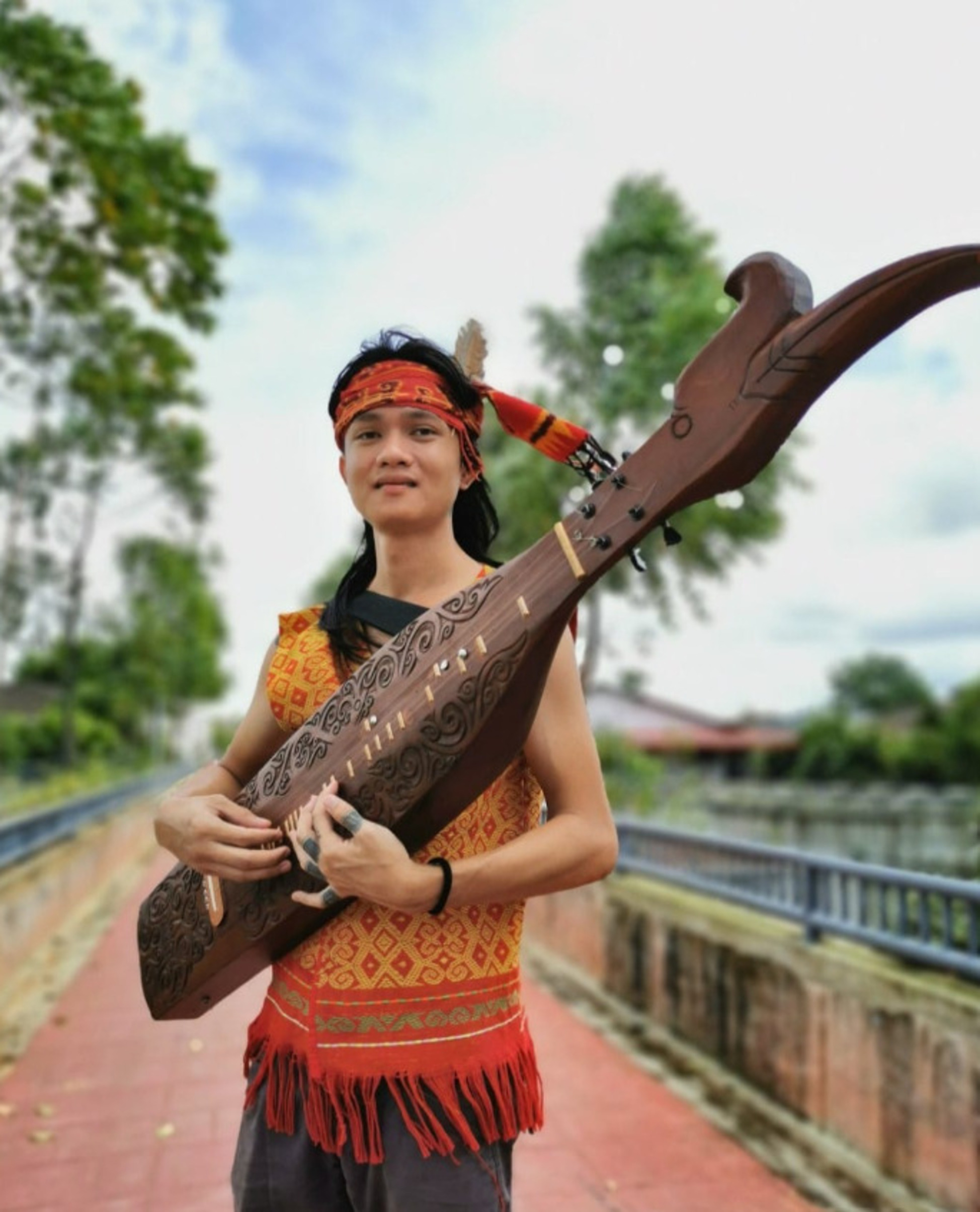 “婆罗洲之子Anak Borneo”李哲林 伊班人(受访者提供)