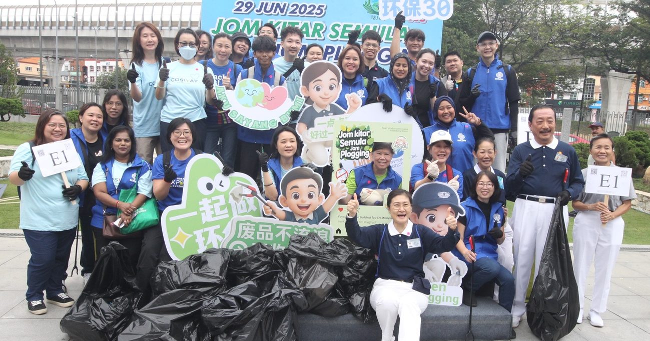 慈济推环保·50地点展开 全马8千人慢跑捡垃圾