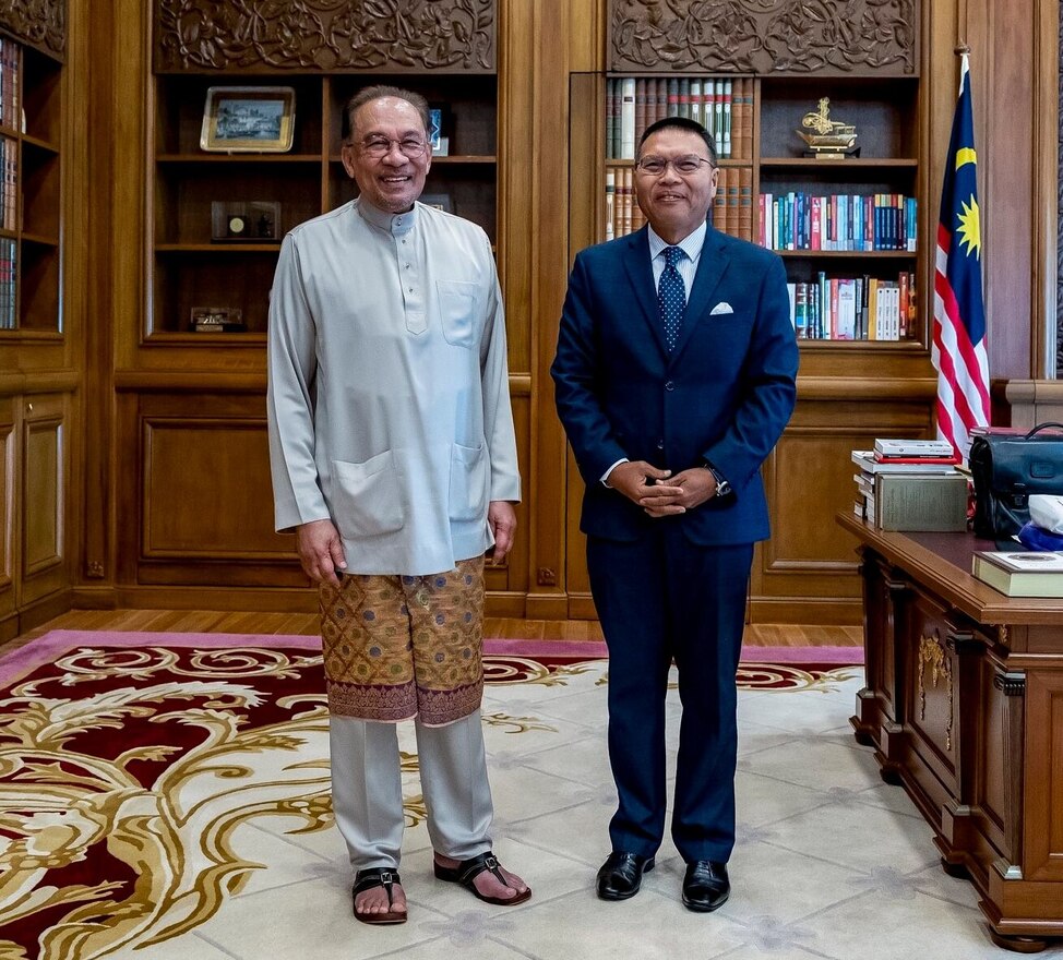 安华接见莫哈末沙鲁