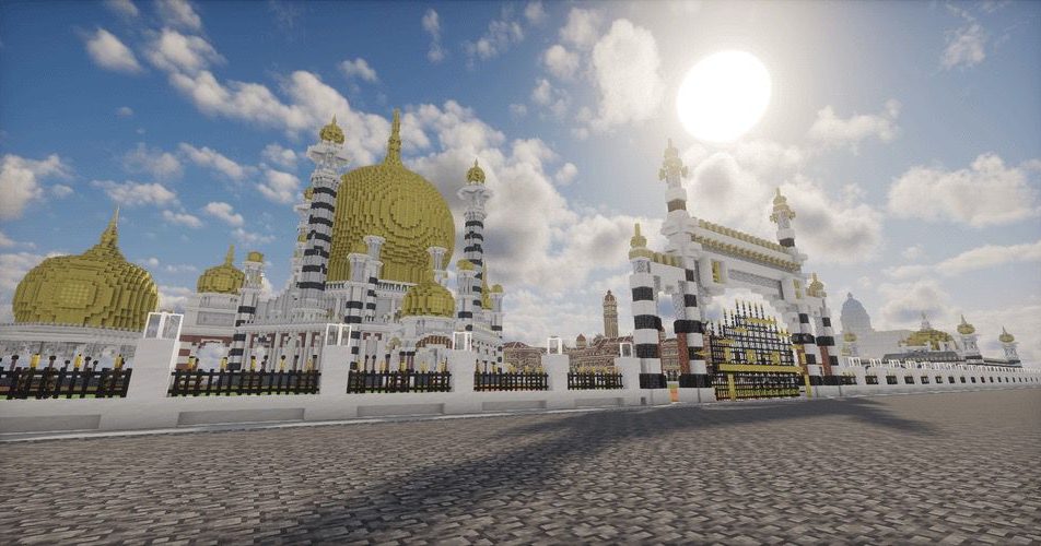 大马玩家太赞了 用Minecraft还原本地地标