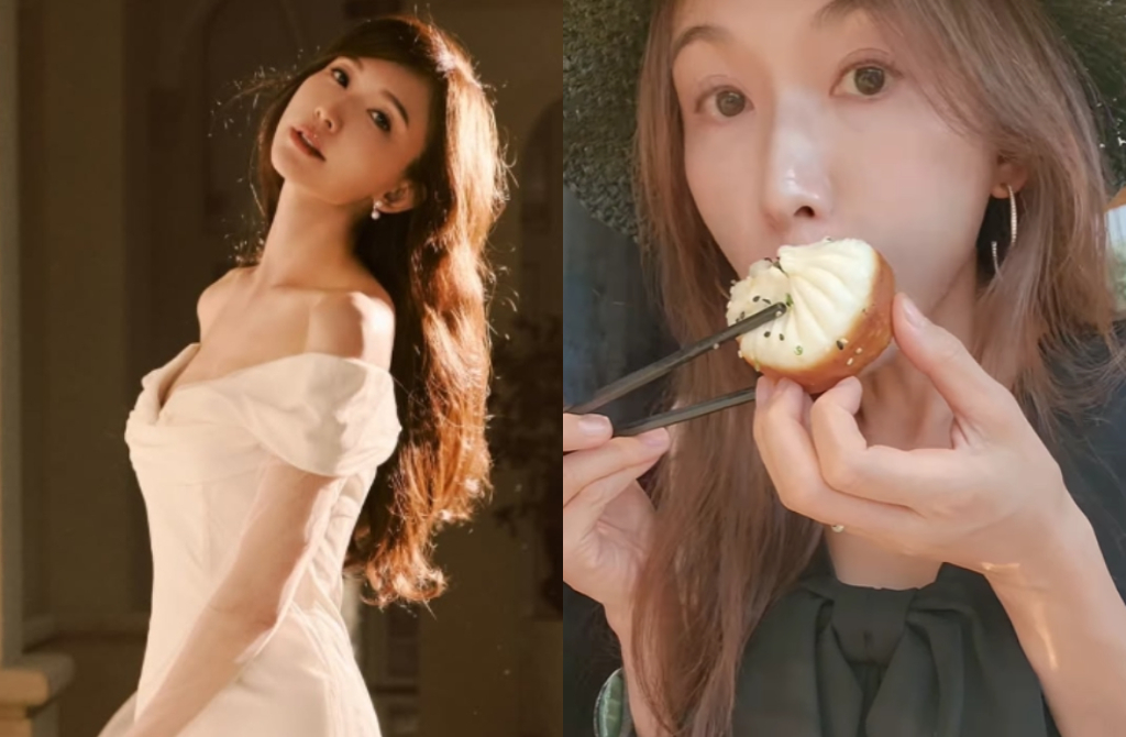 林志玲吃生煎包