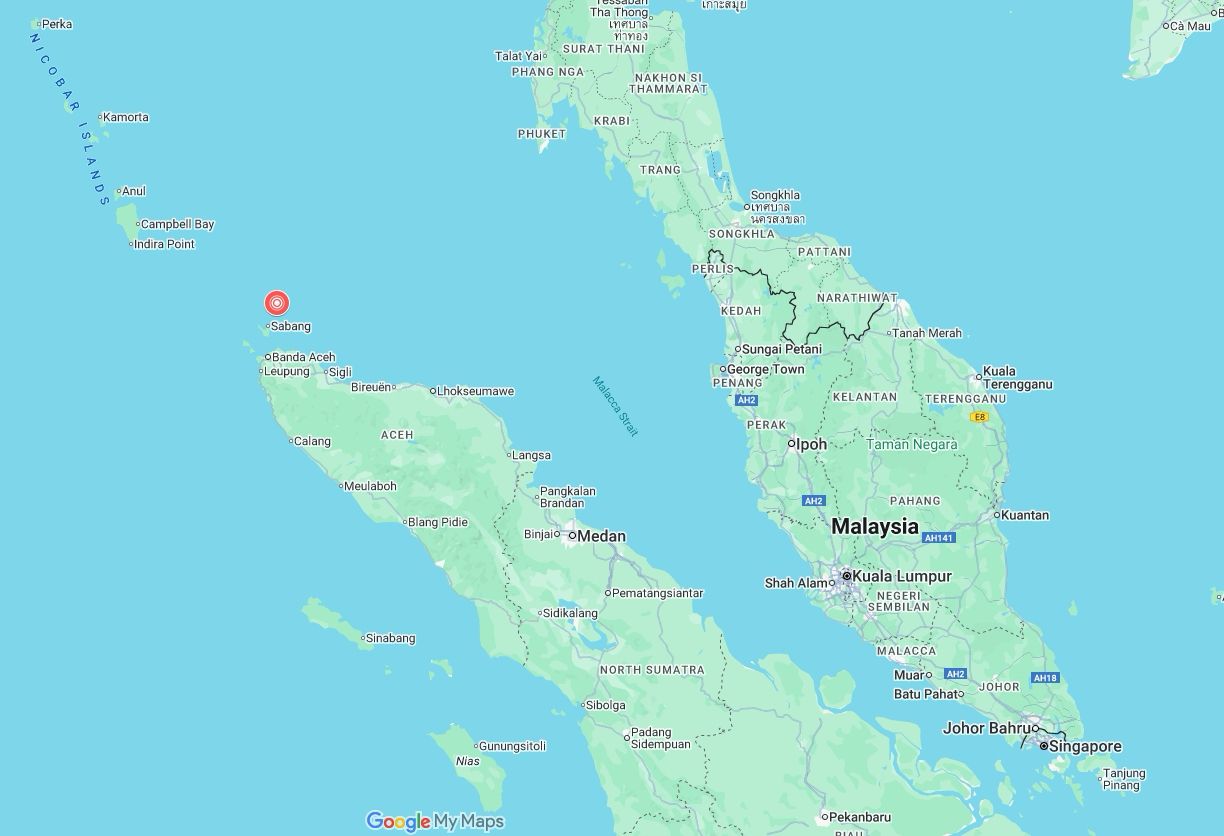 印度尼科巴群岛5.3级地震