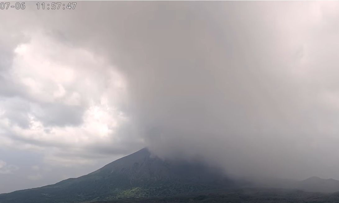 japan volcano 樱岛火山 日本