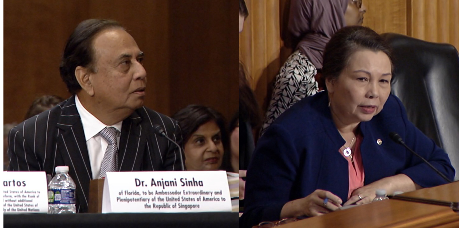 美驻新大使人选辛哈