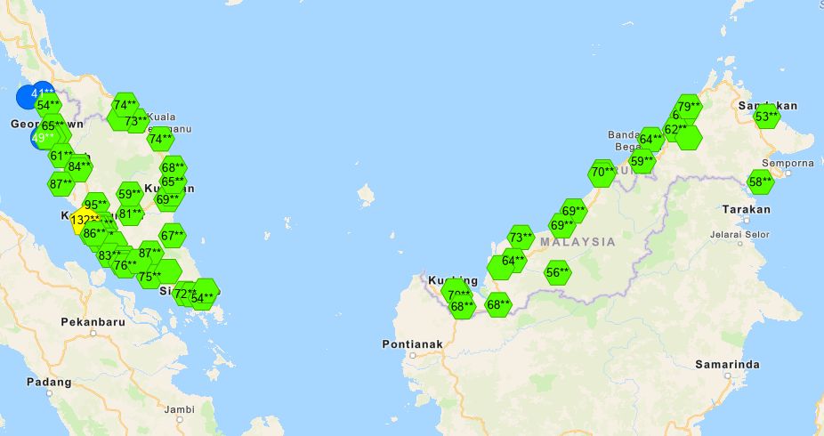 全国仅瓜雪空气不健康 烟霾 空气污染