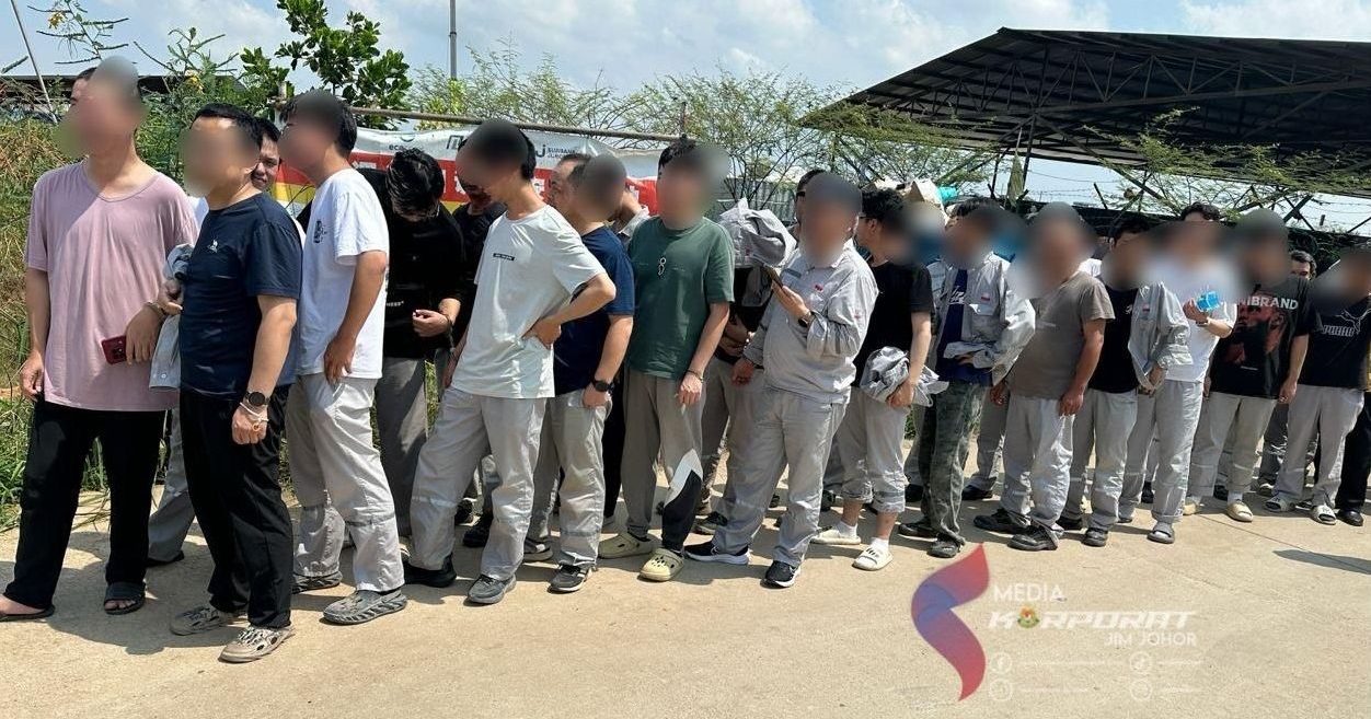 取缔柔佛最大石油化工工地 移民局扣查逾225非法外劳