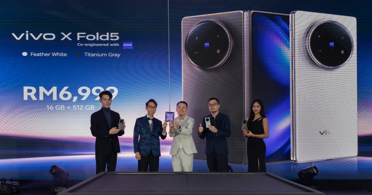 vivo X Fold5登陆大马 重新定义折叠手机新高度