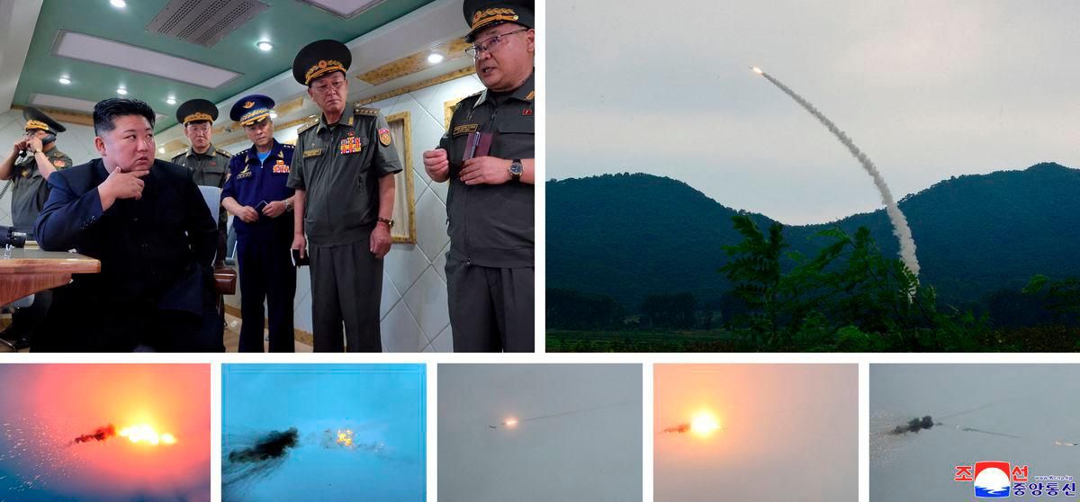 朝鲜试射2枚新防空导弹