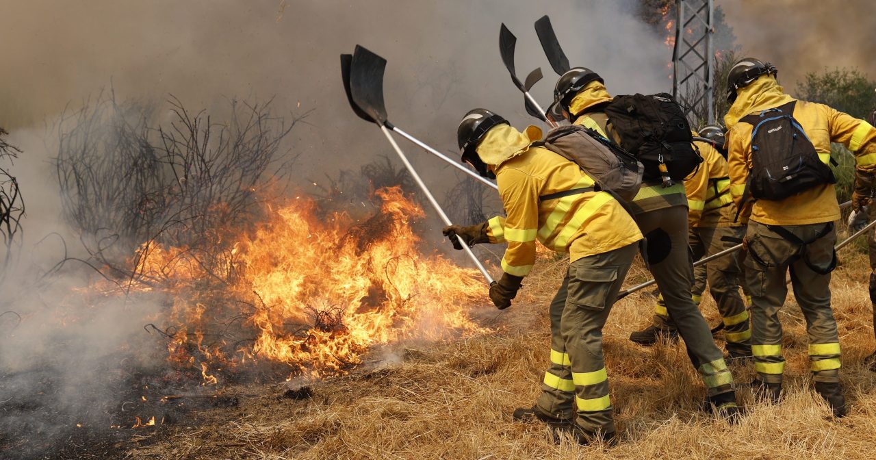 西班牙奋战20场野火动员1900军人 欧盟消防员也将驰援