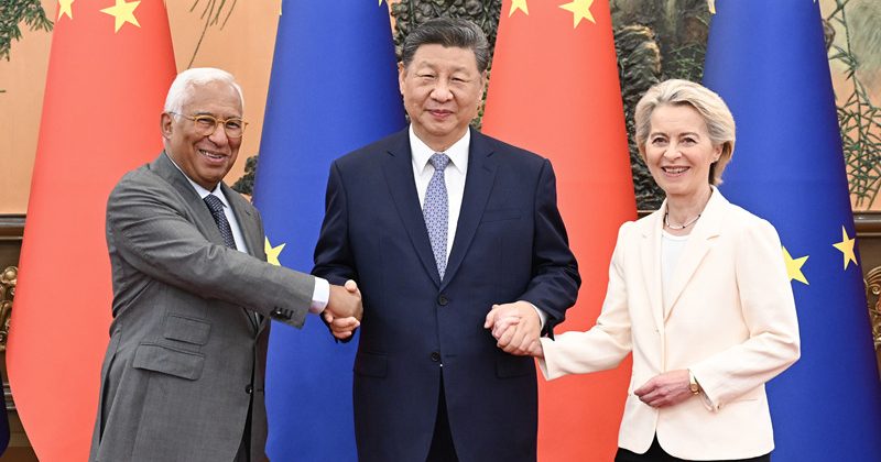 建交50年经贸关系分歧 中欧峰会各说各话