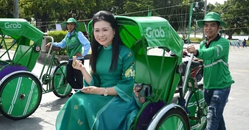 越南首推Grab人力三轮车服务