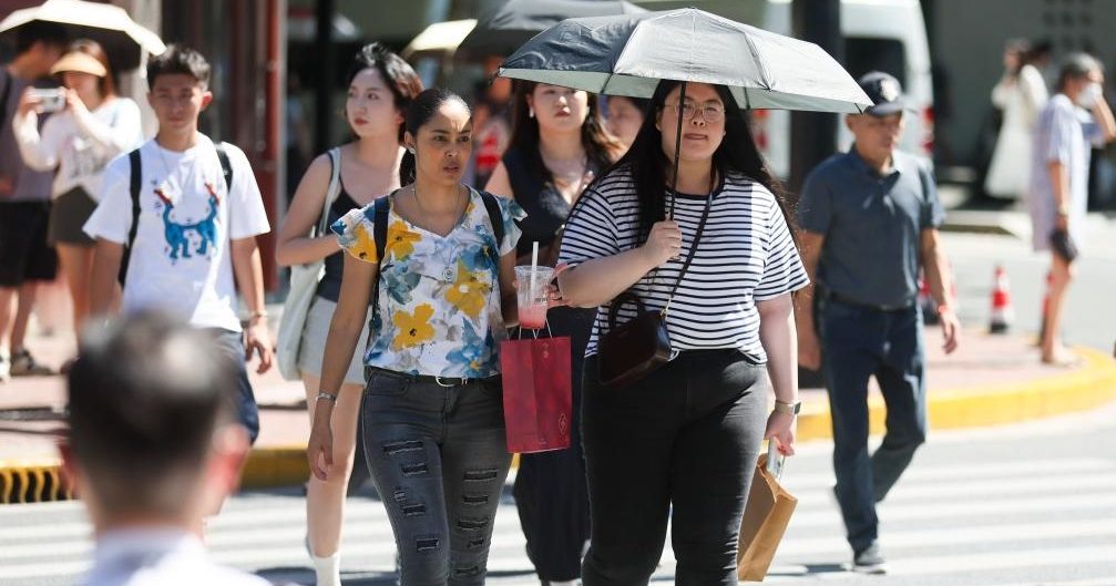 刷新1926年纪录 上海连续26天高温天气