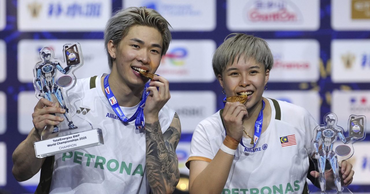 【世界羽球锦标赛】化解分歧登顶世界 杰蔚感激恩师诺瓦助力