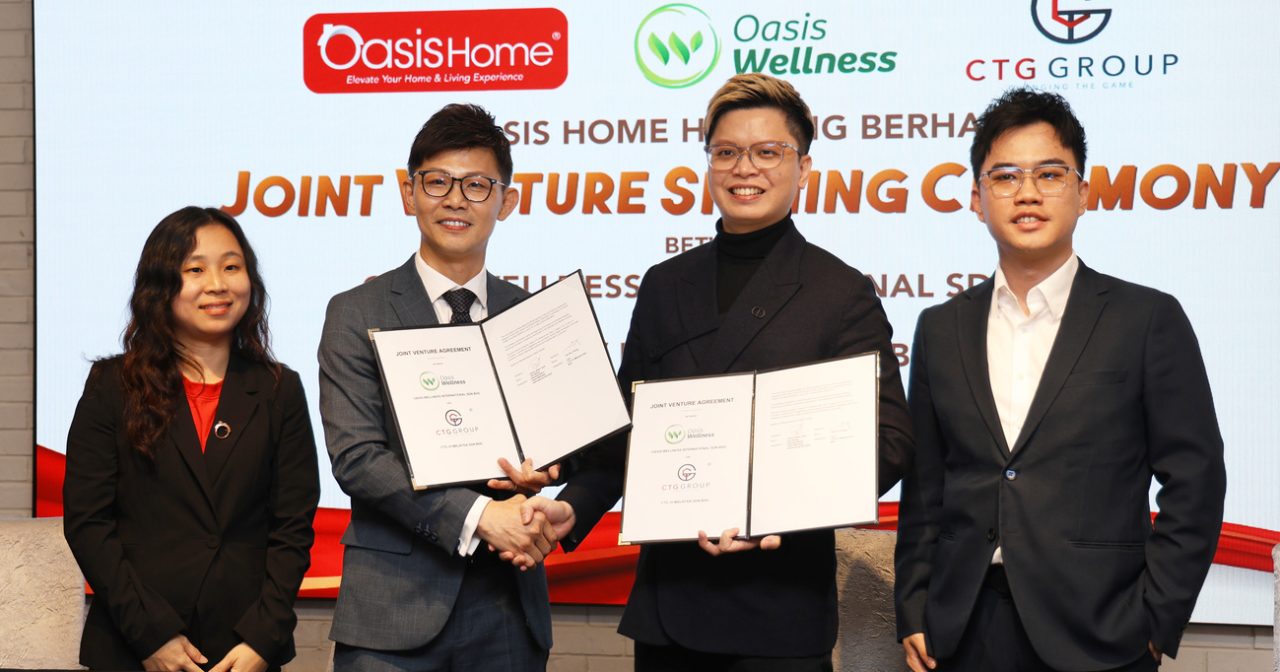Oasis Wellness与CTG JV Malaysia 合资拓展线上保健市场