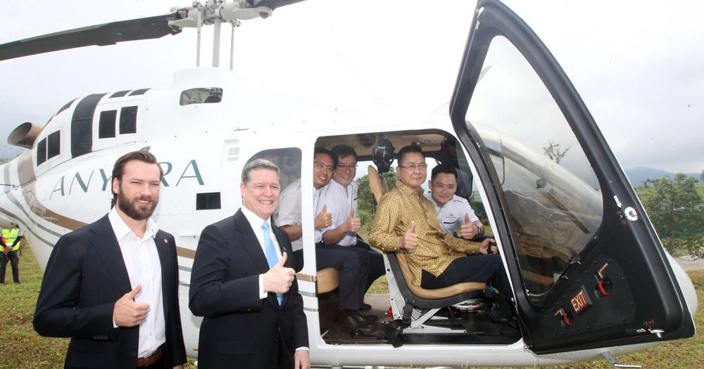 KHK Land与Bell Textron联手打造 安雅乐高原奢华空中出行