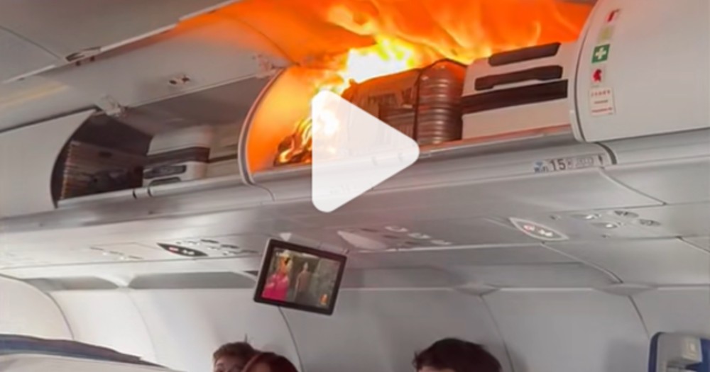 【视频】行李锂电池自燃 乘客回忆惊险一分钟
