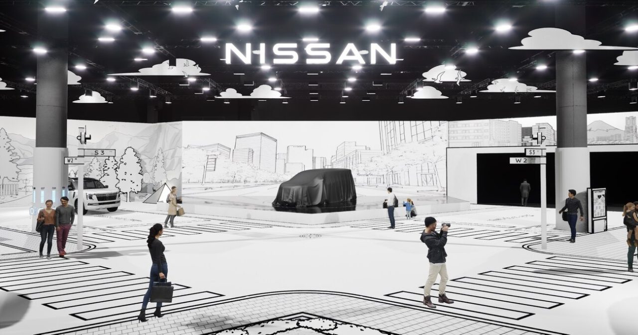 【车坛动态】日产JMS 2025展馆 融合漫画美学