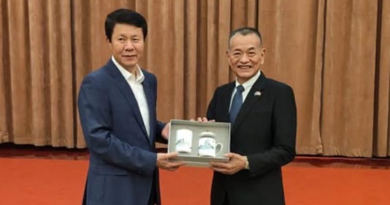 陈德钦率马华商务团访山东临沂市