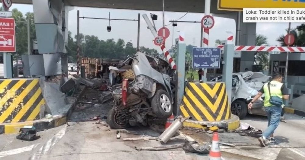 伤重昏迷9天未醒 加影收费站车祸再夺一命