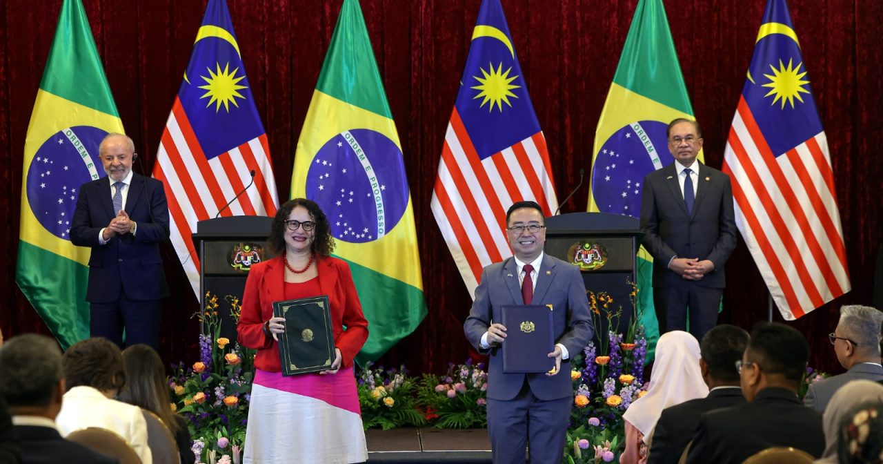 大马巴西签多项备忘录 推进半导体农业等合作