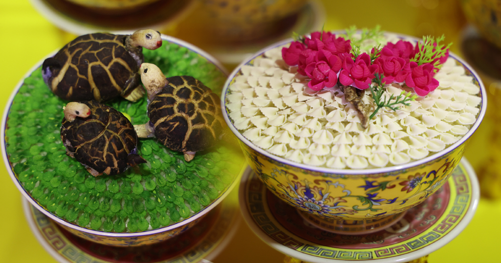 九皇爷诞遇妈祖飞仙 与艺术同在的供品盛宴