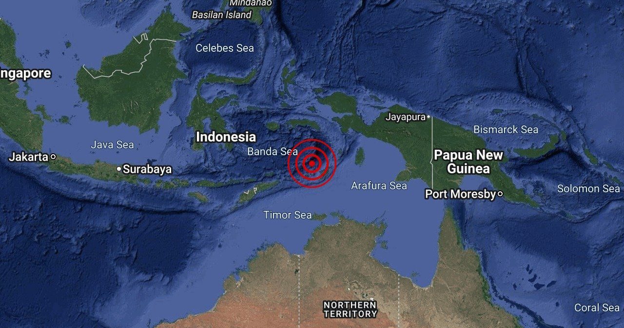 印尼班达海6.6级强震 气象局:大马无海啸威胁