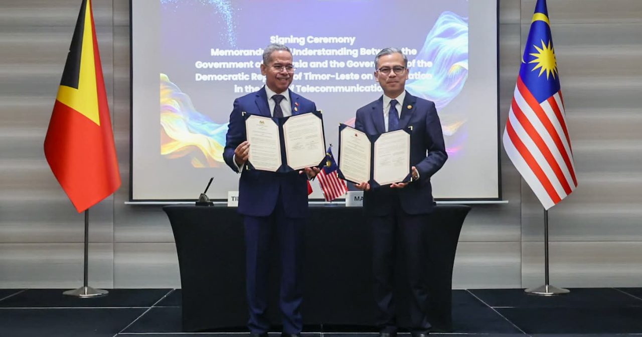 大马东帝汶签备忘录 加强电讯媒体领域合作