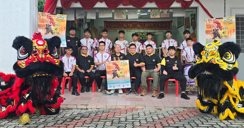 森美兰九洲龙艺文艺协会 26日办舞狮与大旗赛