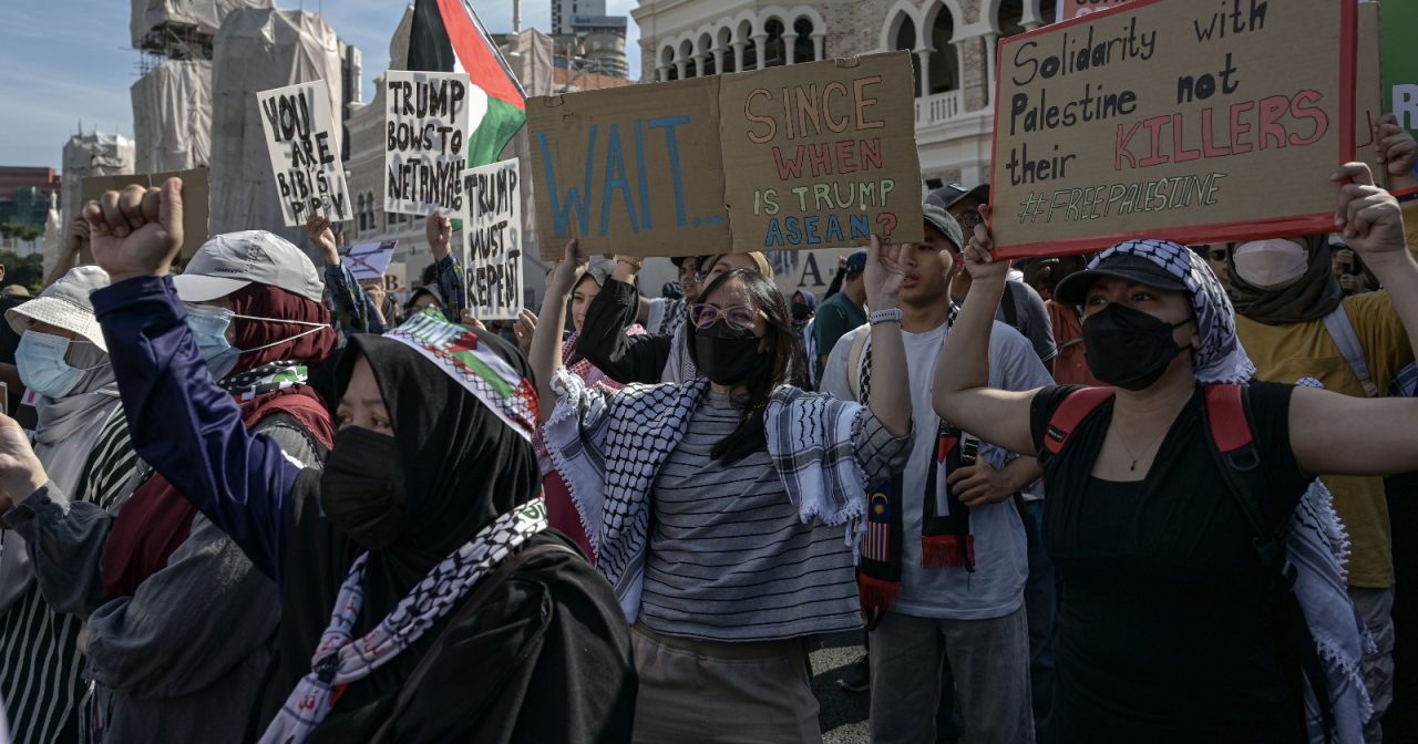 逾200警力驻守安邦坊 “反特朗普”集会改独立广场举行