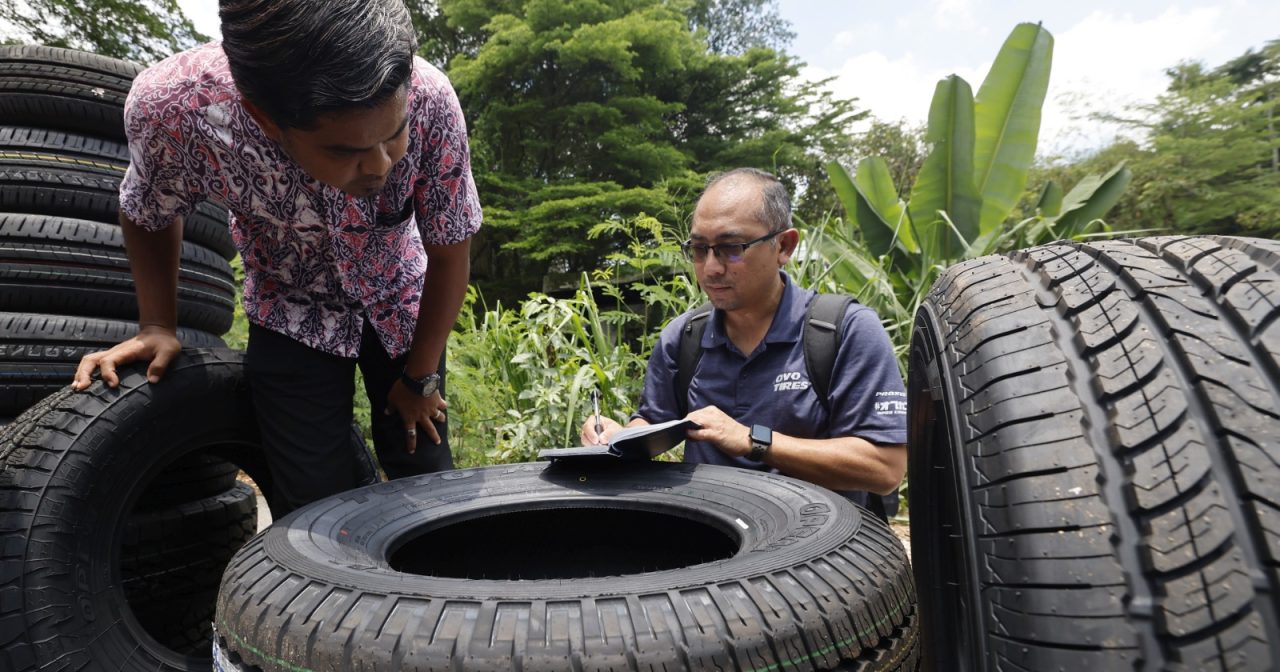 执法单位联合大厂突击 轮胎店涉非法进口篡改标签