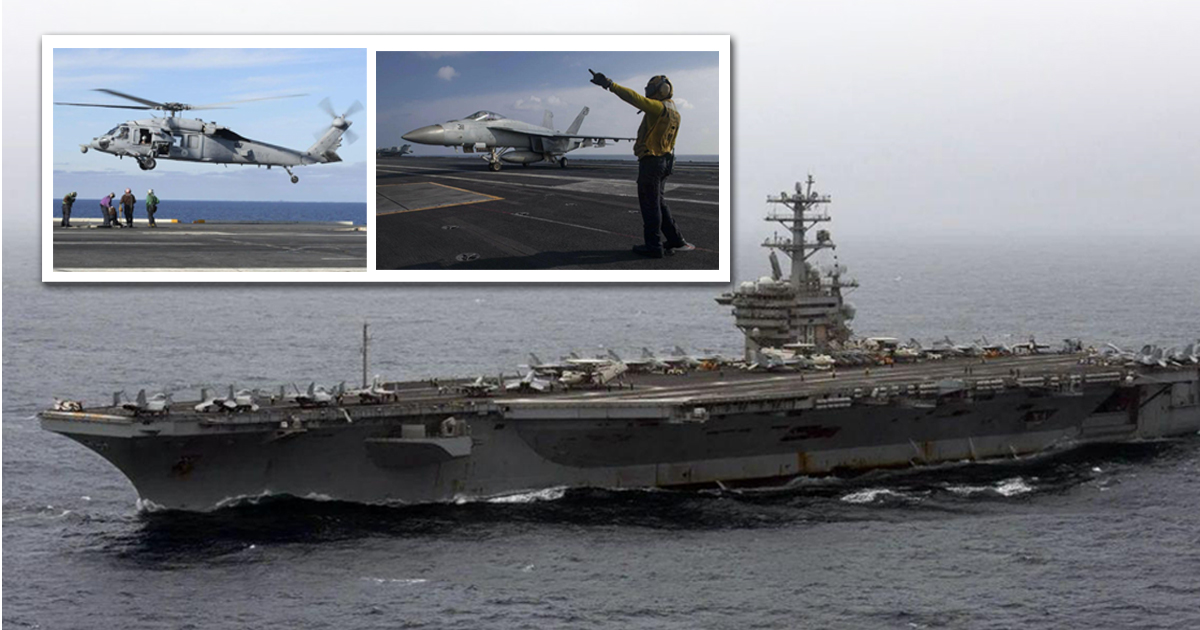 美2军机先后坠南海  5机组人员获救