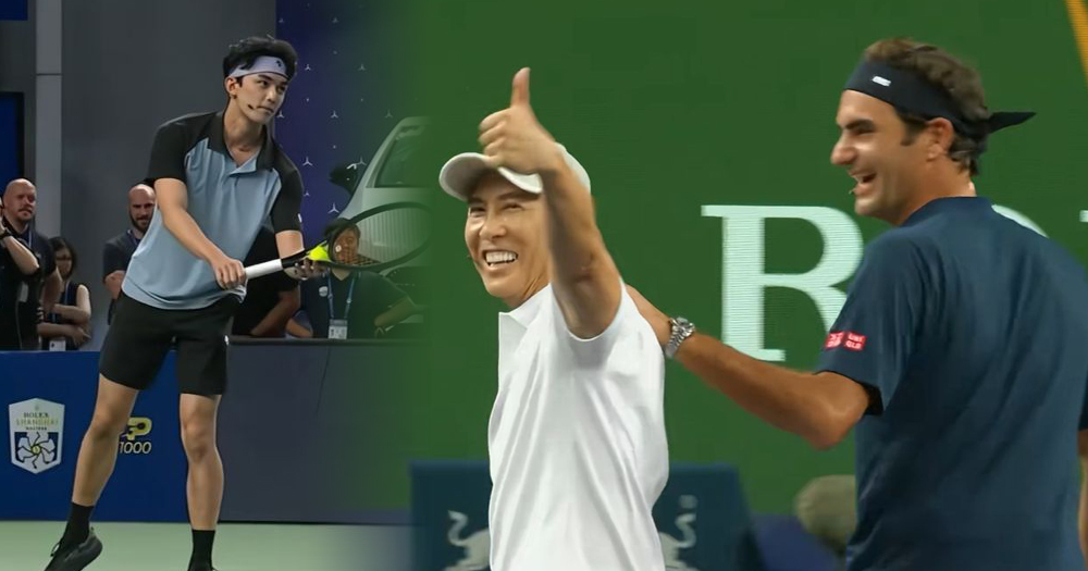 网球赛遇上“宇宙最强” 吴磊求甄子丹:别太用力！