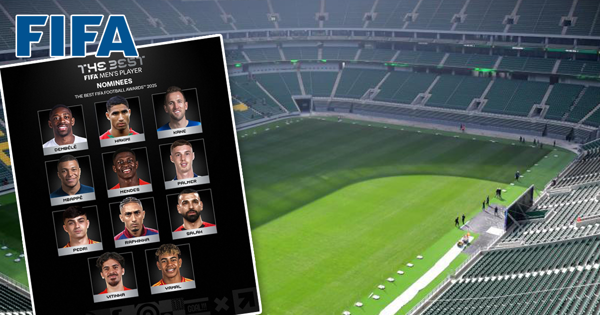 国际足联年度最佳 登贝莱与亚马尔入围