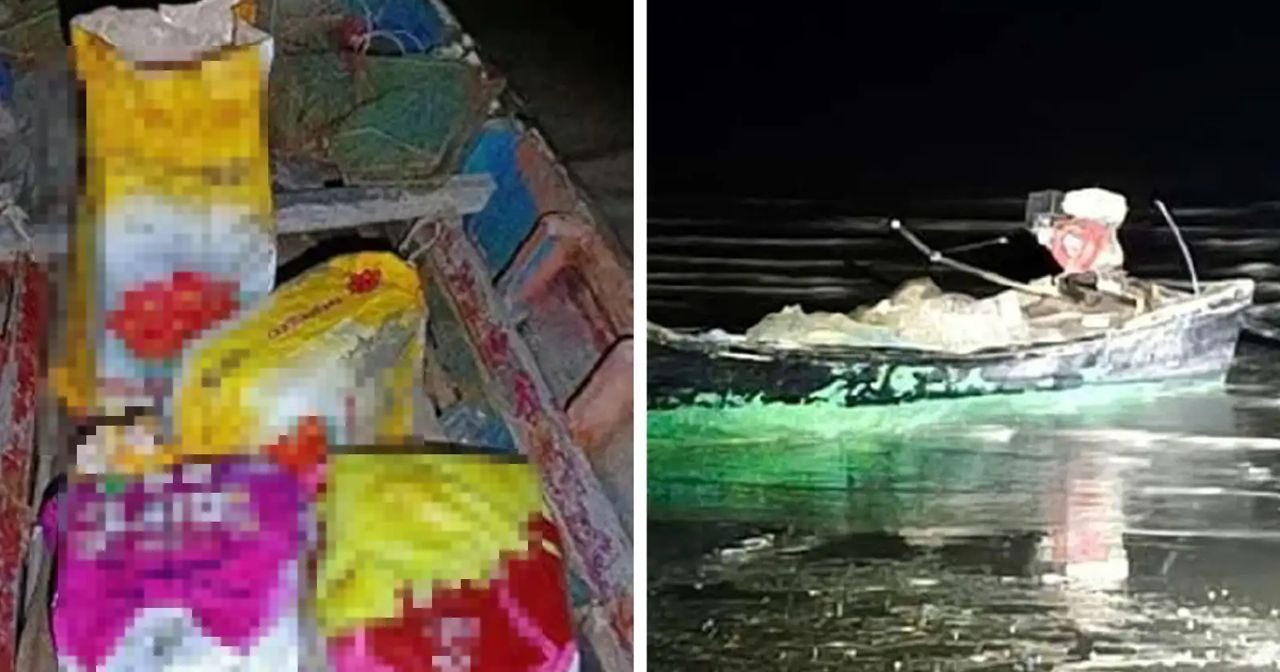 无人木船藏毒 关税局起获逾620万令吉大麻花