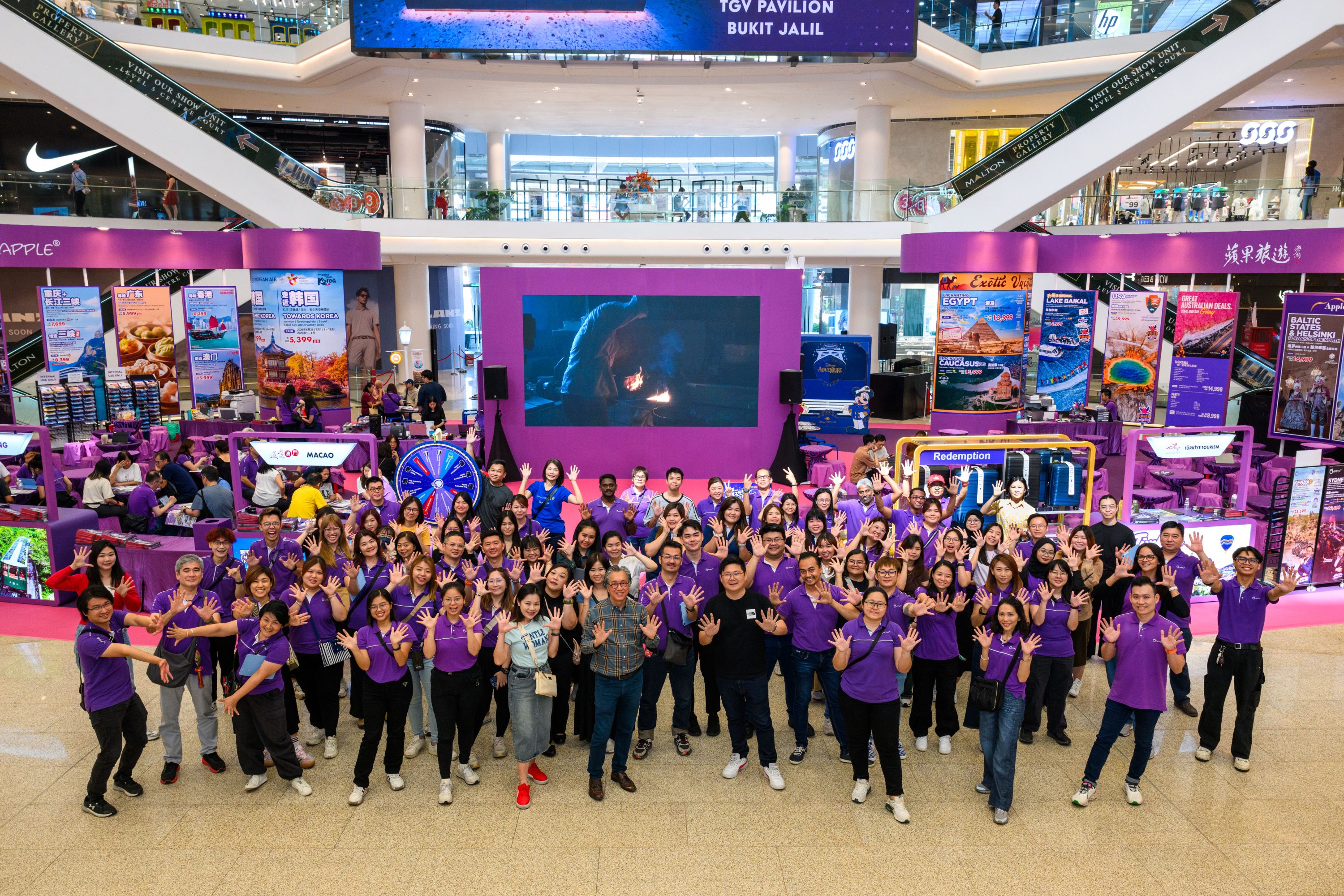 “2025年蘋果旅游展”订11月13日至16日在武吉加里尔柏威年广场举行，为年终出行度假提供专业规划和超值优惠。