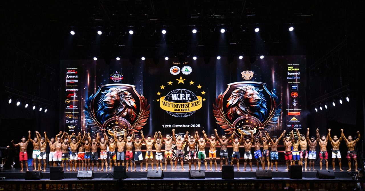 创大马最大规模纪录 30国385健美精英秀肌肉