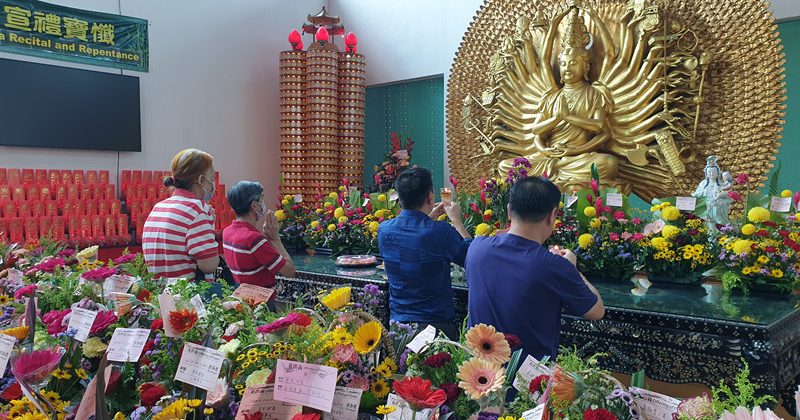 八打灵修成林8日庆观音诞