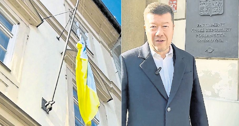 捷克新议长上任首日 取下众院乌克兰国旗挨批