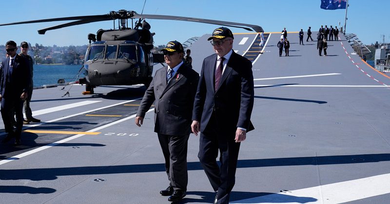 印尼澳洲将签防务条约 遇威胁协商寻对策